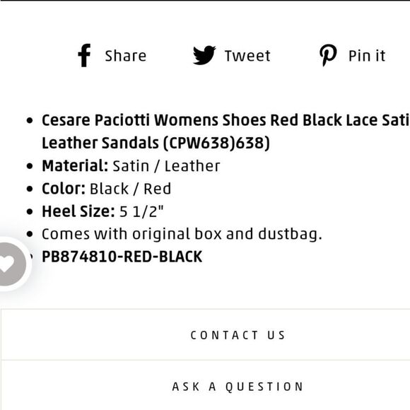 Cesare Paciotti heels $2600 - Picture 7 of 14